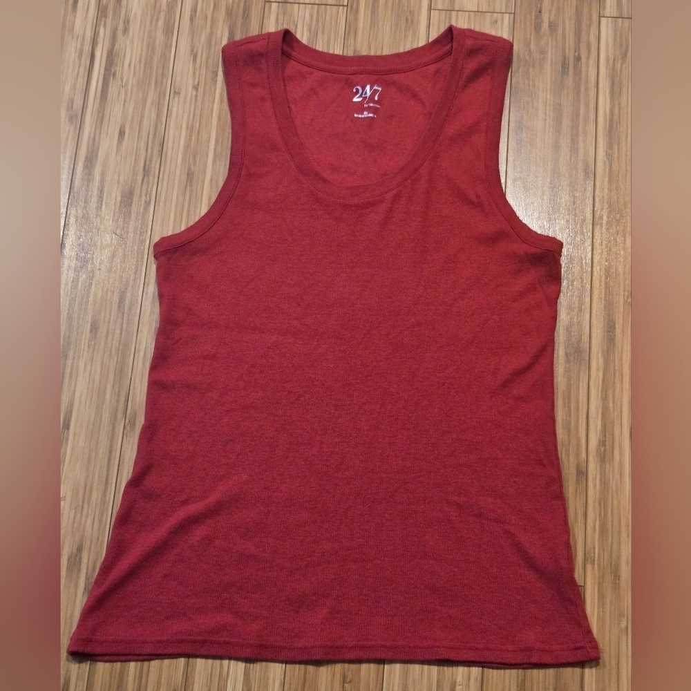 NWOT Maurices 24/7 Red Tank Top